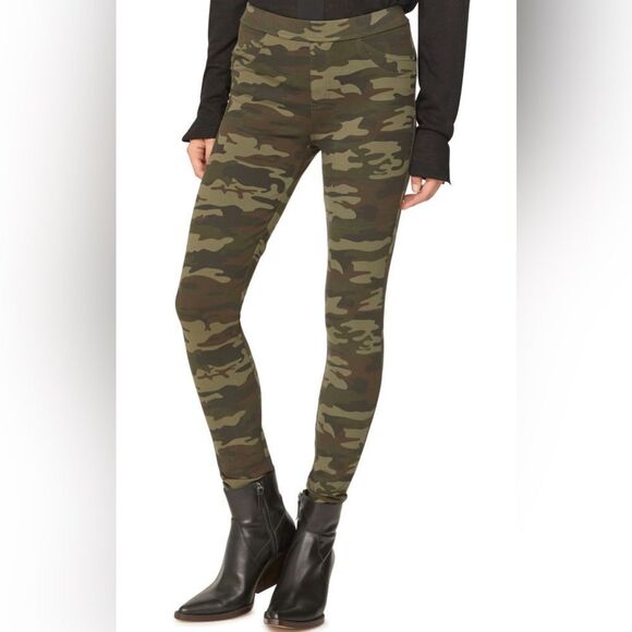 Sanctuary Runway Ponte Camouflage Leggings Forest Green Camo S - Picture 3 of 12